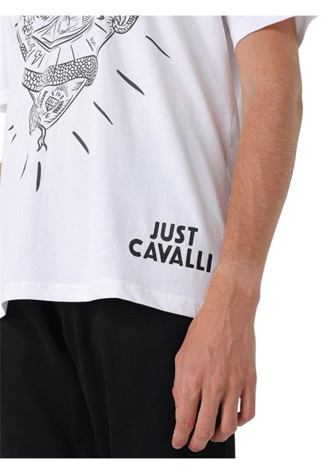 T-shirt in cotone con stampa grafica Just Cavalli JUST CAVALLI | T-shirt | 79OAHT20 CJ500003